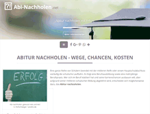 Tablet Screenshot of abi-nachholen.net